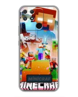 Чохол для Realme NARZO 50A з картинкою «Minecraft герої гри» Чохол для Realme NARZO 50A з картинкою «Minecraft герої гри»