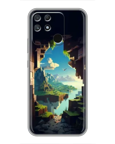 Чохол для Realme NARZO 50A з картинкою «Вид з печери»