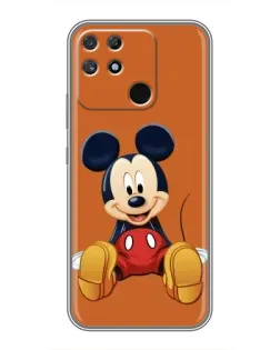 Чехол для Realme NARZO 50A с картинкой «Микки отдыхает»