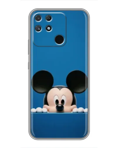 Чехол для Realme NARZO 50A с картинкой «Микки выглядывает»