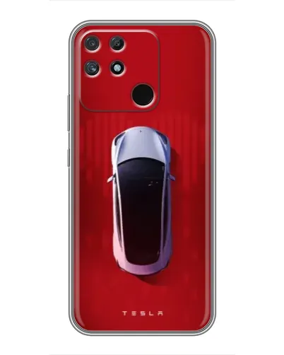 Чехол для Realme NARZO 50A с картинкой «Tesla Top View» Чехол для Realme NARZO 50A с картинкой «Tesla Top View»