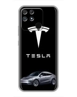 Чохол для Realme NARZO 50A з картинкою «Tesla Model Y»
