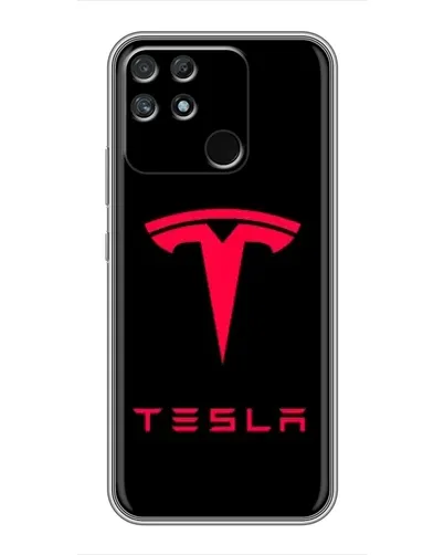 Чехол для Realme NARZO 50A с картинкой «Tesla Red Logo» Чехол для Realme NARZO 50A с картинкой «Tesla Red Logo»