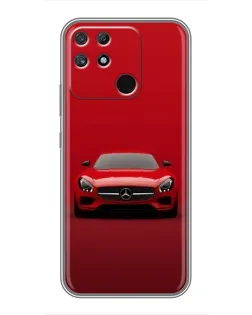 Чохол для Realme NARZO 50A з картинкою «Червоний Mercedes AMG»
