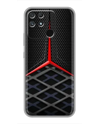 Чохол для Realme NARZO 50A з картинкою «Mercedes Carbon Grid»