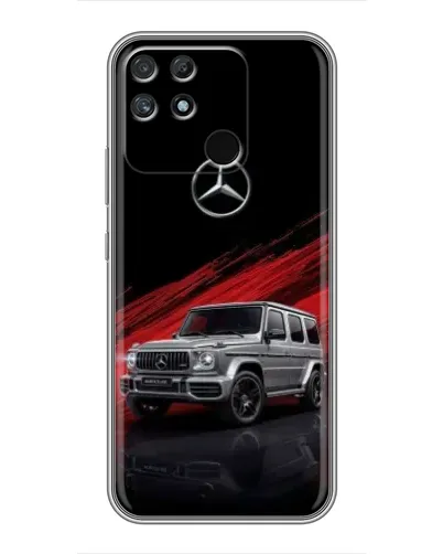 Чохол для Realme NARZO 50A з картинкою «Mercedes G-Class червоний»
