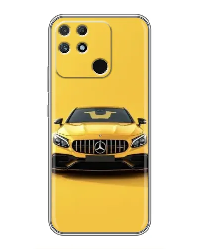 Чохол для Realme NARZO 50A з картинкою «Жовтий Mercedes GT»