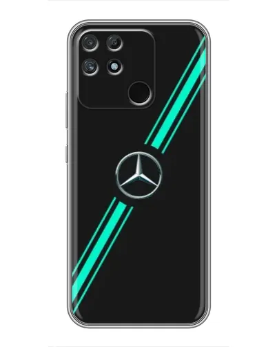 Чехол для Realme NARZO 50A с картинкой «Спортивные линии Mercedes» Чехол для Realme NARZO 50A с картинкой «Спортивные линии Mercedes»