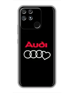Чохол для Realme NARZO 50A з картинкою «Логотип Audi Heart»