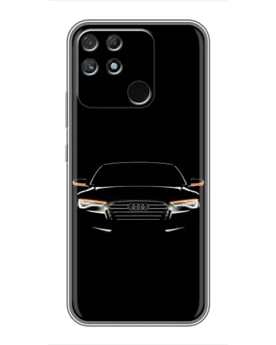 Чехол для Realme NARZO 50A с картинкой «Audi — ночной контур» Чехол для Realme NARZO 50A с картинкой «Audi — ночной контур»