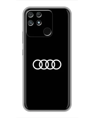 Чехол для Realme NARZO 50A с картинкой «Audi White Logo» Чехол для Realme NARZO 50A с картинкой «Audi White Logo»