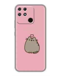 Чохол для Realme NARZO 50A з картинкою «Pusheen серце» Чохол для Realme NARZO 50A з картинкою «Pusheen серце»