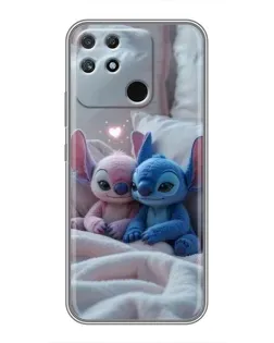 Чехол для Realme NARZO 50A с картинкой «Плюшевые Стич Ангел» Чехол для Realme NARZO 50A с картинкой «Плюшевые Стич Ангел»