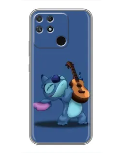 Чехол для Realme NARZO 50A с картинкой «Стич с укулеле» Чехол для Realme NARZO 50A с картинкой «Стич с укулеле»