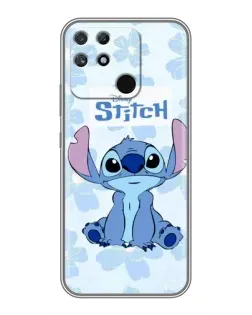 Чехол для Realme NARZO 50A с картинкой «Stitch среди цветов» Чехол для Realme NARZO 50A с картинкой «Stitch среди цветов»