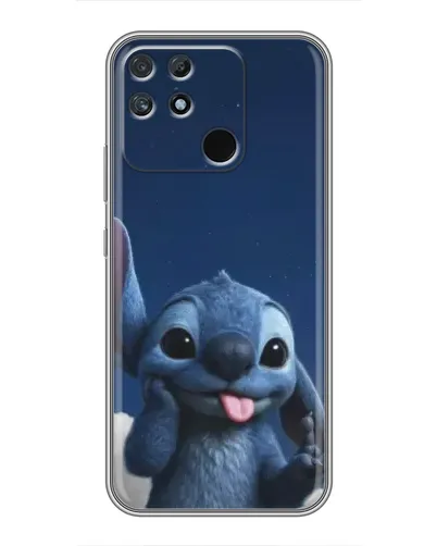 Чехол для Realme NARZO 50A с картинкой «Стич в облаках» Чехол для Realme NARZO 50A с картинкой «Стич в облаках»