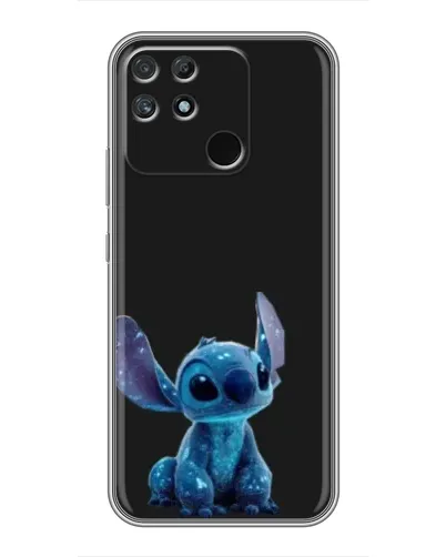 Чехол для Realme NARZO 50A с картинкой «Стич на черном» Чехол для Realme NARZO 50A с картинкой «Стич на черном»