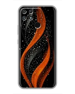 Чохол для Realme NARZO 50A з картинкою «Вогняна зоряна хвиля»