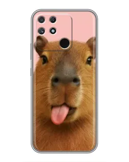 Чохол для Realme NARZO 50A з картинкою «Капібара з язиком» Чохол для Realme NARZO 50A з картинкою «Капібара з язиком»