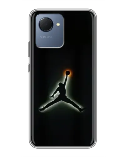 Чехол для Realme NARZO 50i Prime с картинкой «Jordan Gradient Logo» Чехол для Realme NARZO 50i Prime с картинкой «Jordan Gradient Logo»