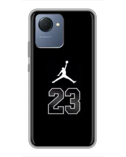 Чехол для Realme NARZO 50i Prime с картинкой «Jordan Flight 23»