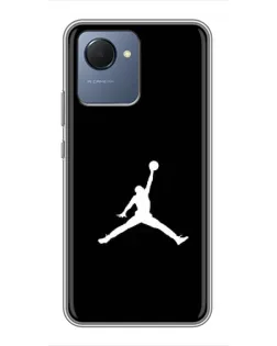 Чехол для Realme NARZO 50i Prime с картинкой «Jordan Silhouette»