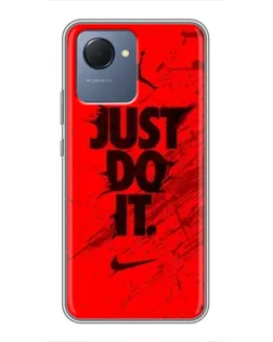 Чехол для Realme NARZO 50i Prime с картинкой «Nike Just Do It»