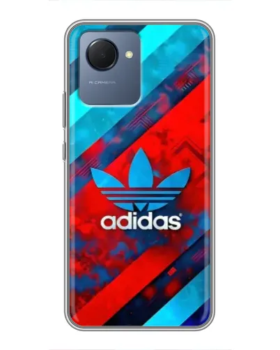 Чехол для Realme NARZO 50i Prime с картинкой «Абстракция Adidas»