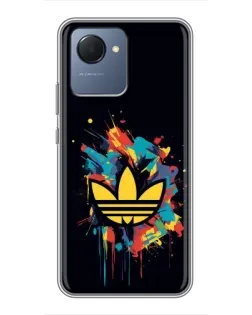 Чехол для Realme NARZO 50i Prime с картинкой «Adidas Splash» Чехол для Realme NARZO 50i Prime с картинкой «Adidas Splash»