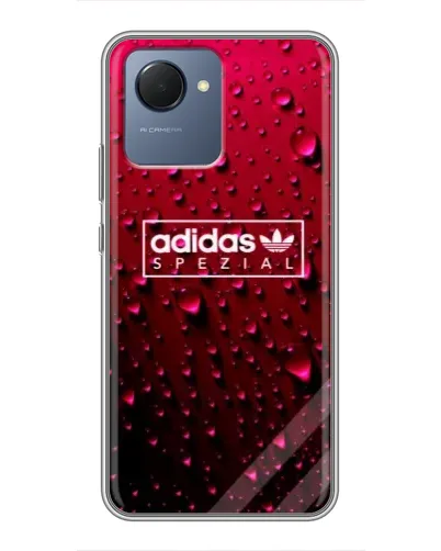 Чехол для Realme NARZO 50i Prime с картинкой «Adidas Gold Marble»