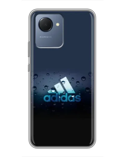 Чехол для Realme NARZO 50i Prime с картинкой «Adidas Water Drops»