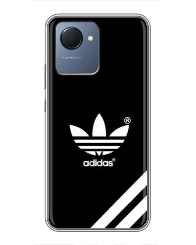 Чехол для Realme NARZO 50i Prime с картинкой «Adidas с диагональными полосами»