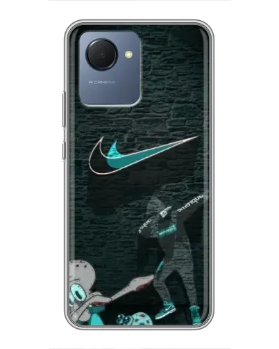 Чехол для Realme NARZO 50i Prime с картинкой «Спортивный арт Nike» Чехол для Realme NARZO 50i Prime с картинкой «Спортивный арт Nike»