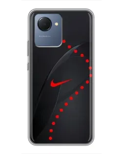 Чехол для Realme NARZO 50i Prime с картинкой «Абстрактный дизайн Nike»