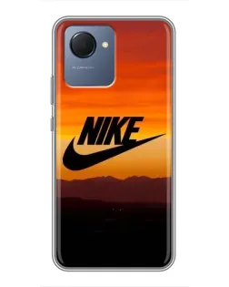 Чехол для Realme NARZO 50i Prime с картинкой «Nike — вечерний горизонт»