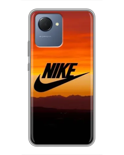 Чехол для Realme NARZO 50i Prime с картинкой «Nike — вечерний горизонт» Чехол для Realme NARZO 50i Prime с картинкой «Nike — вечерний горизонт»