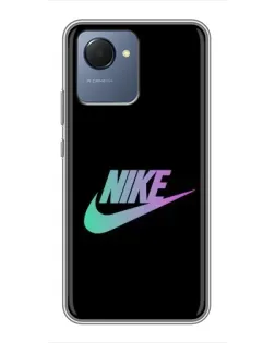 Чехол для Realme NARZO 50i Prime с картинкой «Nike — городская ночь»