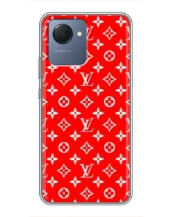 Чехол для Realme NARZO 50i Prime с картинкой «Яркий паттерн LV»