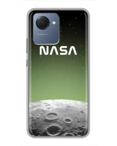 Чехол для Realme NARZO 50i Prime с картинкой «NASA — лунный градиент» Чехол для Realme NARZO 50i Prime с картинкой «NASA — лунный градиент»