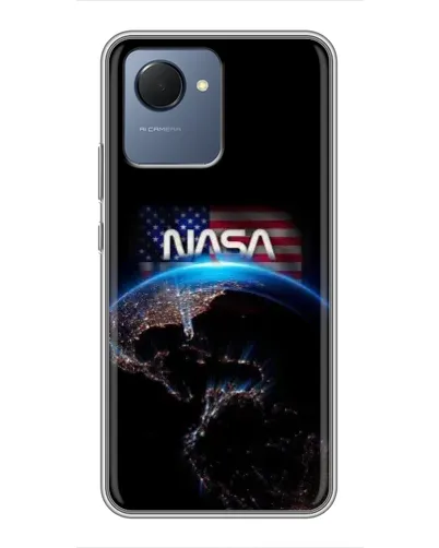 Чехол для Realme NARZO 50i Prime с картинкой «Земля из космоса NASA» Чехол для Realme NARZO 50i Prime с картинкой «Земля из космоса NASA»