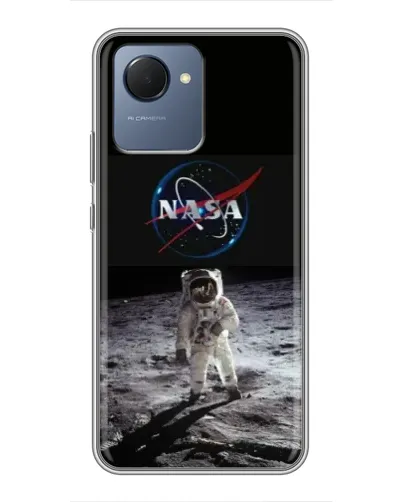 Чехол для Realme NARZO 50i Prime с картинкой «Астронавт на Луне» Чехол для Realme NARZO 50i Prime с картинкой «Астронавт на Луне»