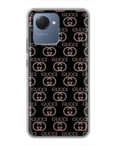 Чехол для Realme NARZO 50i Prime с картинкой «Классическая монограмма Gucci» Чехол для Realme NARZO 50i Prime с картинкой «Классическая монограмма Gucci»