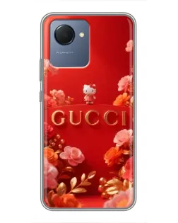 Чехол для Realme NARZO 50i Prime с картинкой «Gucci — золотой сад»