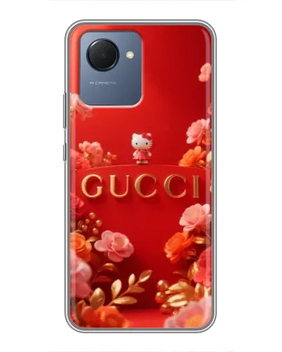 Чехол для Realme NARZO 50i Prime с картинкой «Gucci — золотой сад» Чехол для Realme NARZO 50i Prime с картинкой «Gucci — золотой сад»