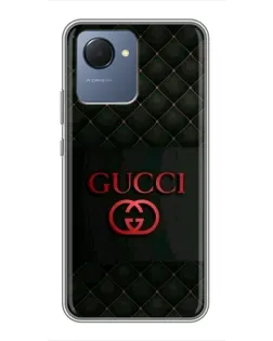 Чехол для Realme NARZO 50i Prime с картинкой «Gucci — стеганый черный»