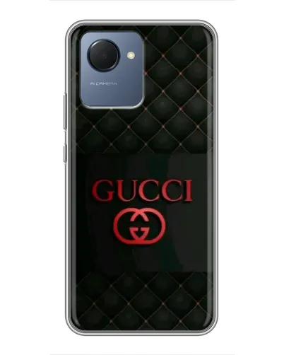 Чехол для Realme NARZO 50i Prime с картинкой «Gucci — стеганый черный» Чехол для Realme NARZO 50i Prime с картинкой «Gucci — стеганый черный»