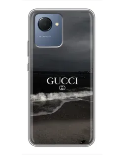 Чехол для Realme NARZO 50i Prime с картинкой «Gucci — морской прибой»