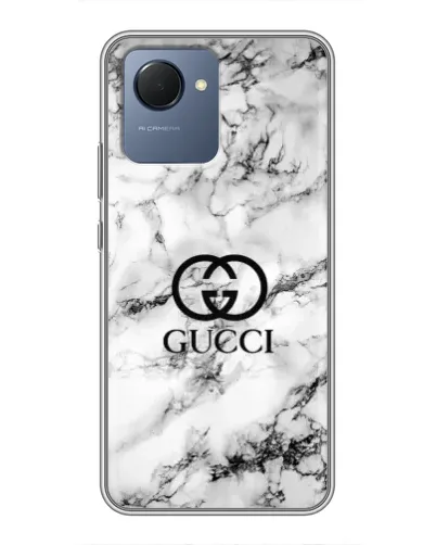 Чехол для Realme NARZO 50i Prime с картинкой «Gucci — мраморный шик» Чехол для Realme NARZO 50i Prime с картинкой «Gucci — мраморный шик»