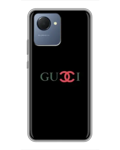 Чехол для Realme NARZO 50i Prime с картинкой «Gucci — красный градиент» Чехол для Realme NARZO 50i Prime с картинкой «Gucci — красный градиент»