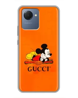 Чохол для Realme NARZO 50i Prime з картинкою «Міккі Маус Gucci — помаранч»